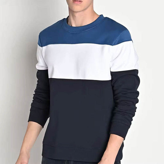 Custom Oversized Crewneck Sweatshirt in 330g Cotton Color Block Fleece