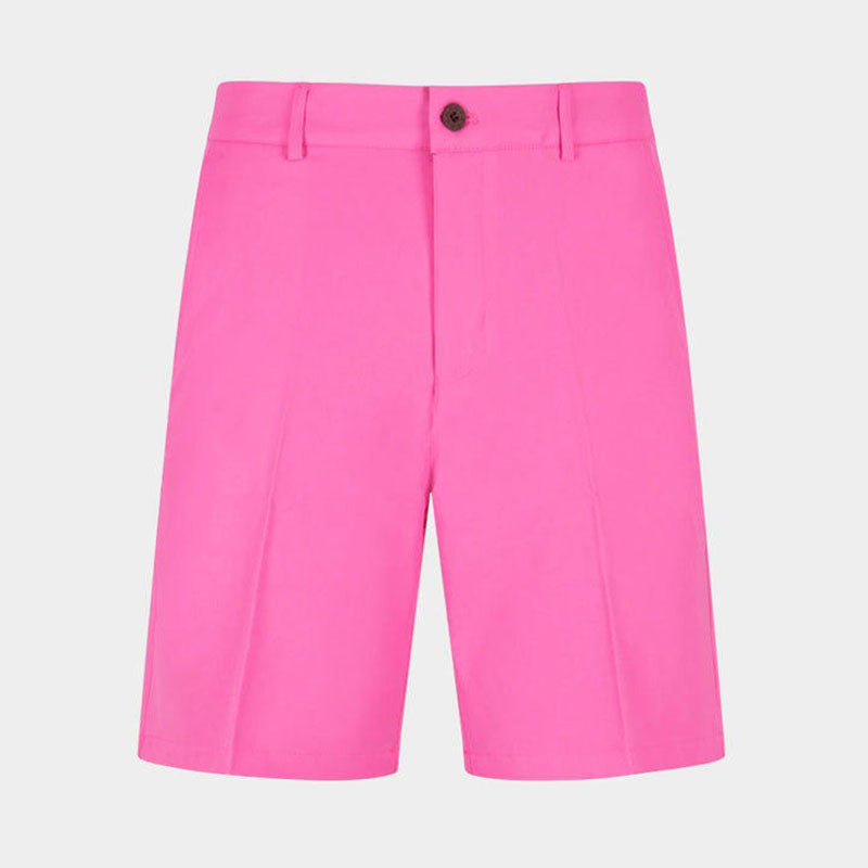 Custom Pink Golf Shorts in Lightweight Breathable Fabric