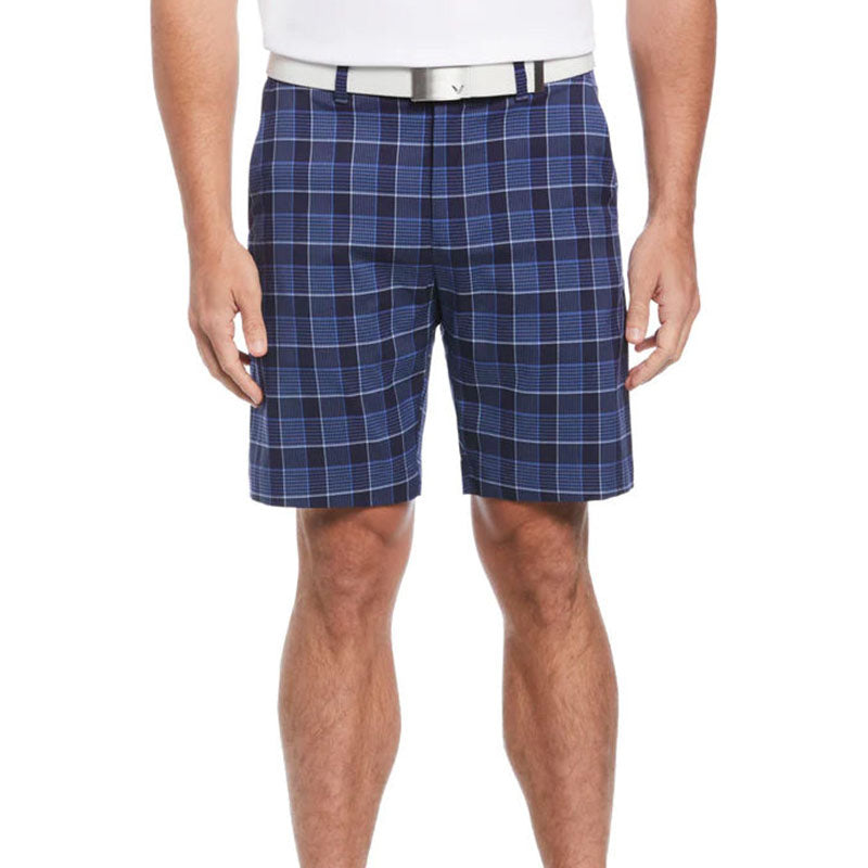 Custom Plaid Golf Shorts for Men – Yarn-Dye OEM Style