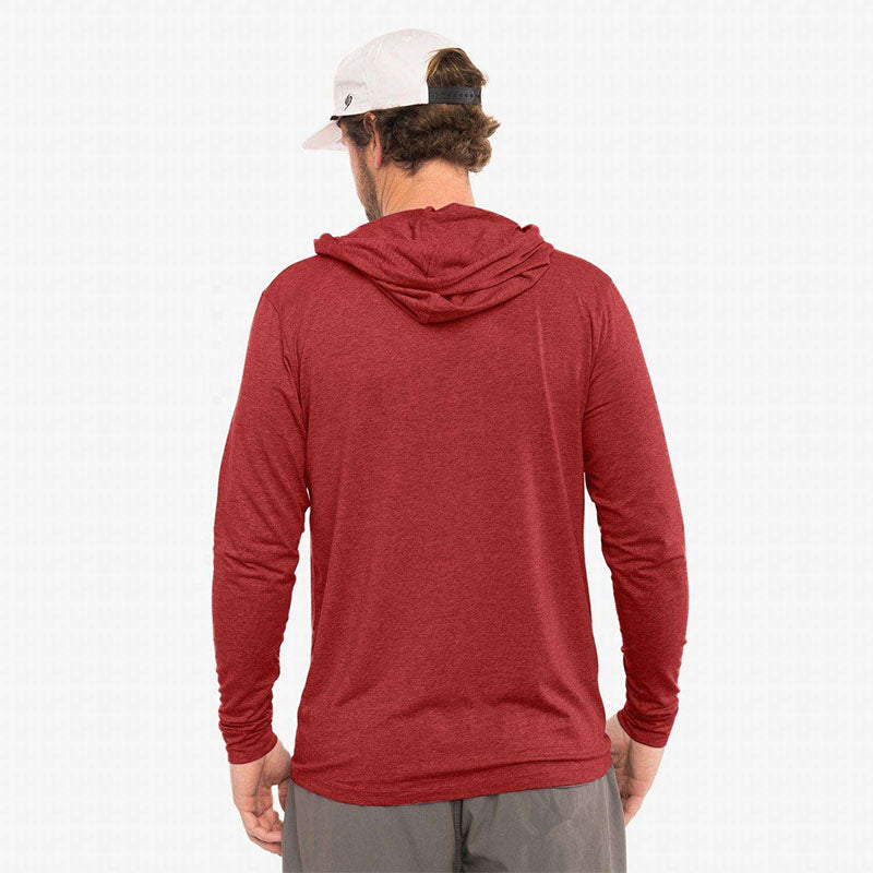 Custom Red Golf Hoodie | 180 GSM Heathered Pullover