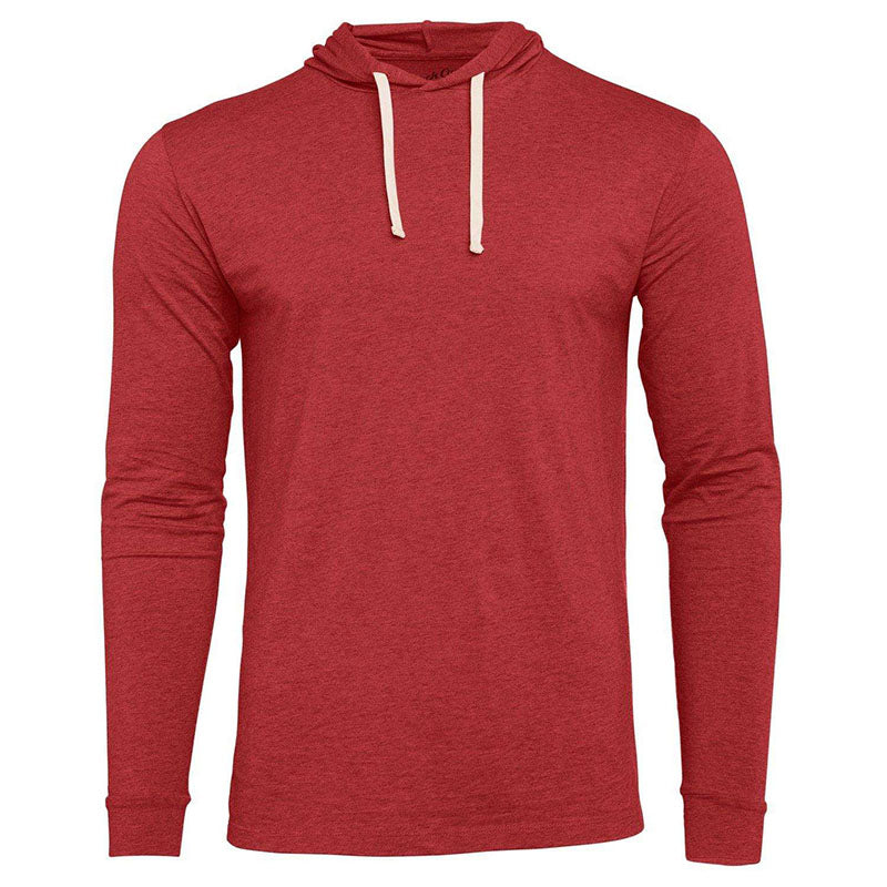 Custom Red Golf Hoodie | 180 GSM Heathered Pullover
