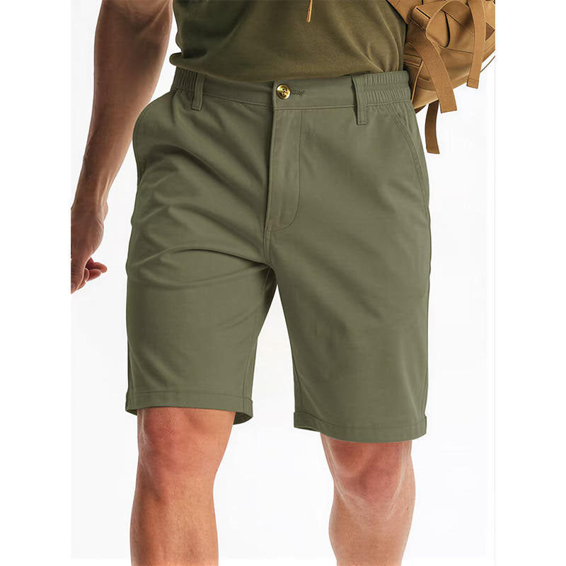 Custom Red Golf Shorts for Men – Soft Polyester OEM Style