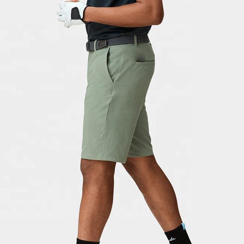 Custom Sage Green Men’s Golf Shorts – 180gsm Quick-Dry OEM