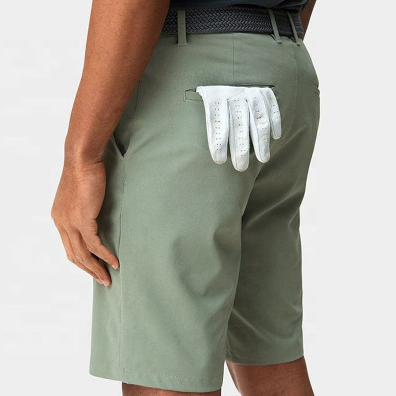 Custom Sage Green Men’s Golf Shorts – 180gsm Quick-Dry OEM