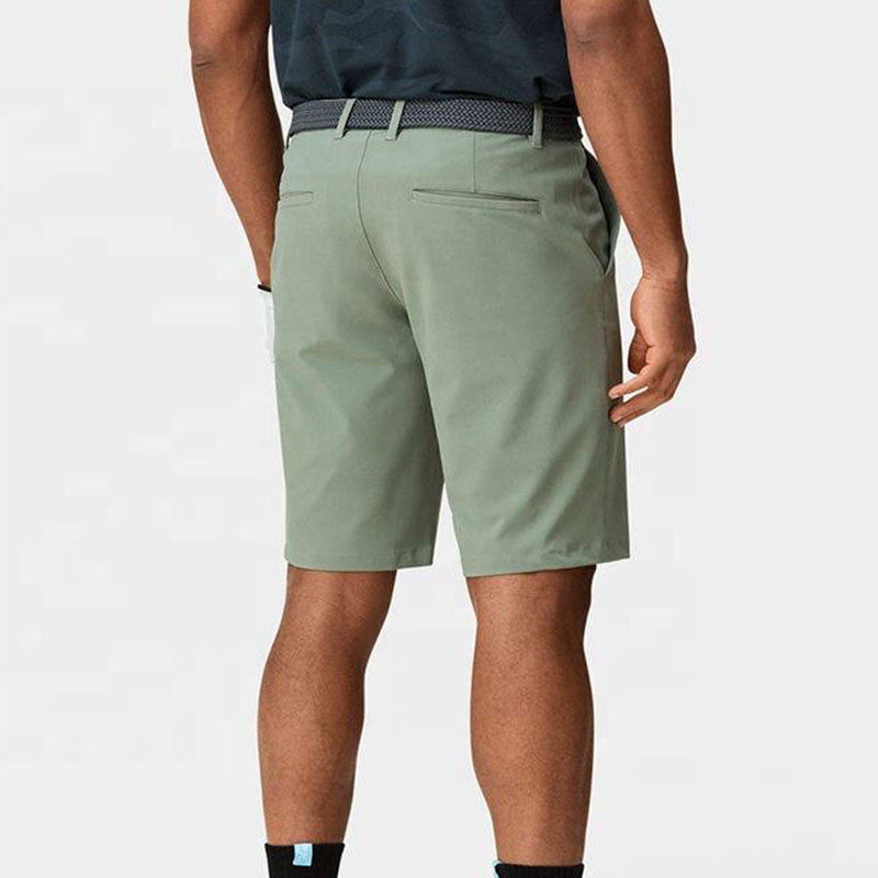 Custom Sage Green Men’s Golf Shorts – 180gsm Quick-Dry OEM