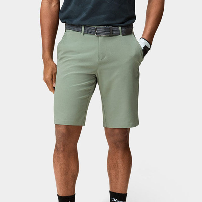 Custom Sage Green Men’s Golf Shorts – 180gsm Quick-Dry OEM