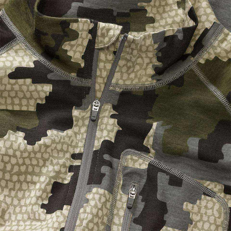 Custom tactical 1 4 zip pullover with Zippered Chest Pocket