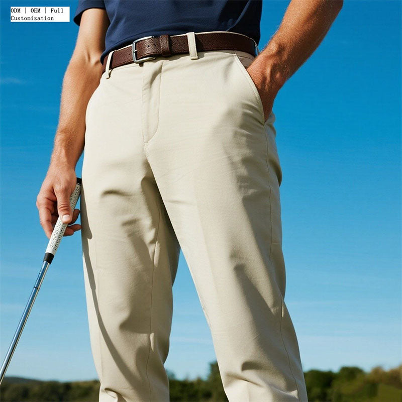 Custom Tapered Golf Pants for Men Printed Stretch OEM Factory