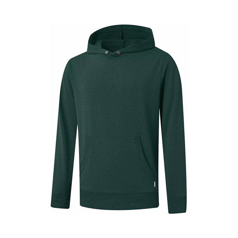 Custom 260 GSM Golf Hoodie with Snap-Neck Hood and Kangaroo Pocket