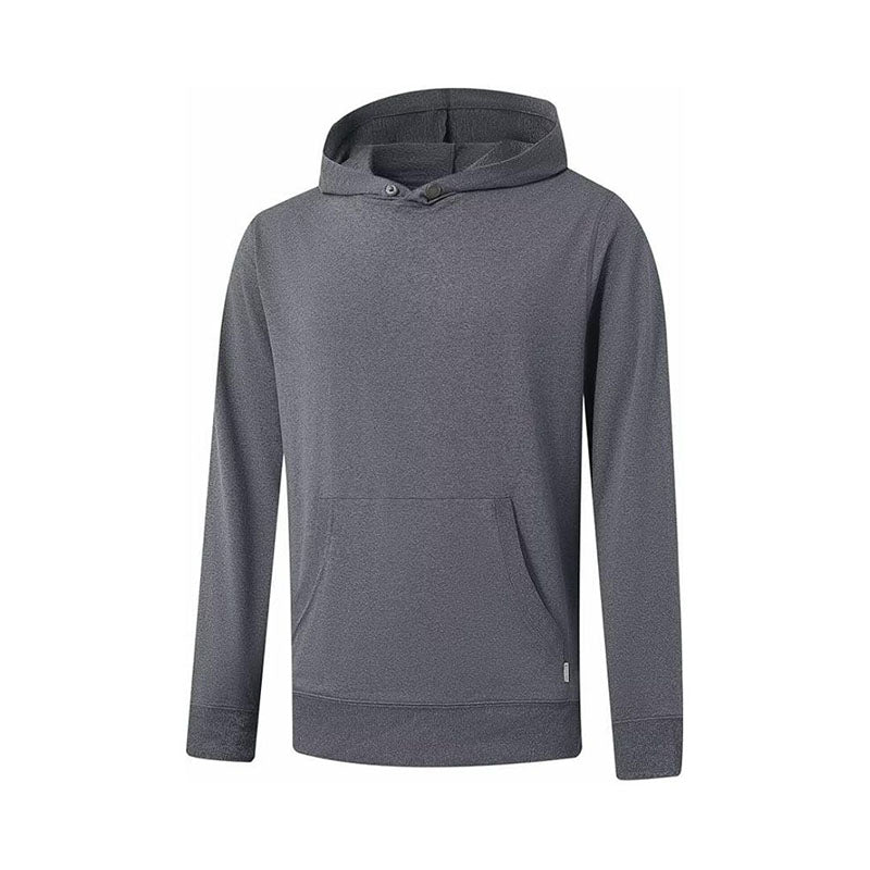 Custom 260 GSM Golf Hoodie with Snap-Neck Hood and Kangaroo Pocket