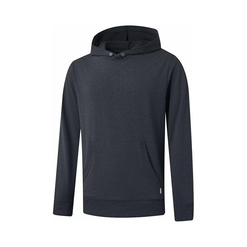 Custom 260 GSM Golf Hoodie with Snap-Neck Hood and Kangaroo Pocket