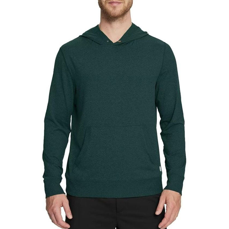 Custom 260 GSM Golf Hoodie with Snap-Neck Hood and Kangaroo Pocket
