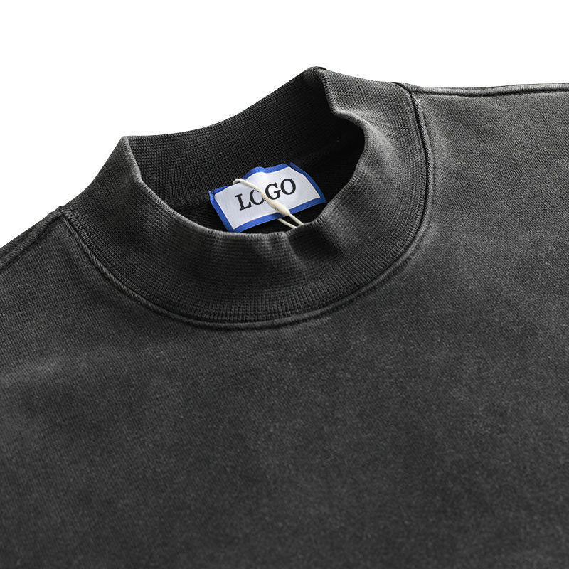 Custom Vintage Washed Crewneck Sweatshirt Manufacturer