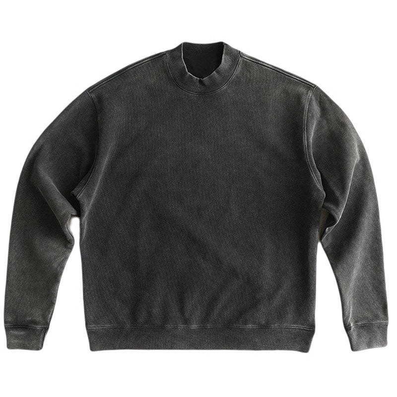 Custom Vintage Washed Crewneck Sweatshirt Manufacturer