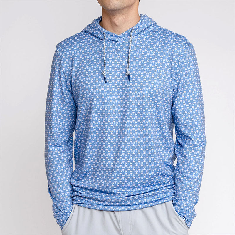 Custom 180 GSM White Golf Hoodie for Private Label Brands