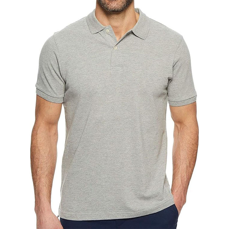 Custom White Golf Polo Mens in 220 GSM Cotton Blend