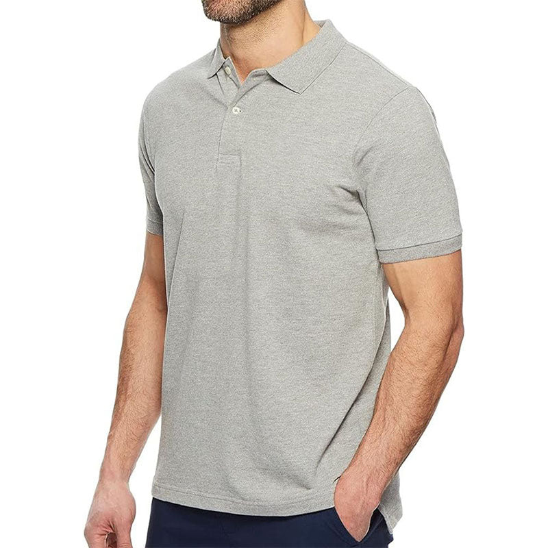 Custom White Golf Polo Mens in 220 GSM Cotton Blend