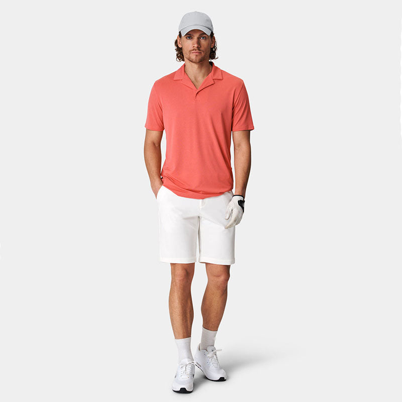 Custom White Men’s Bermuda Golf Shorts – OEM Quick-Dry Style