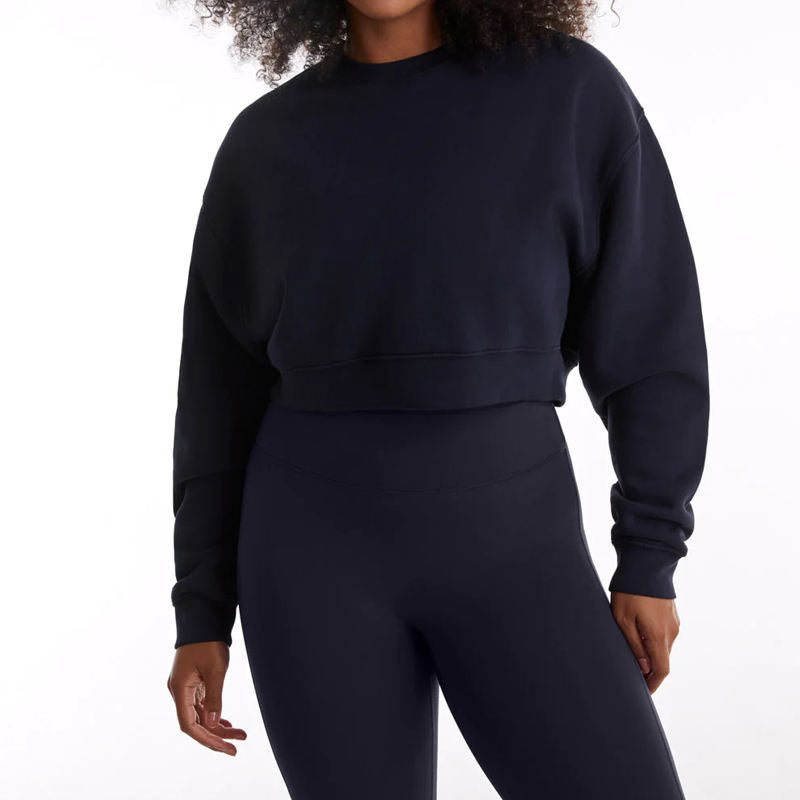 Custom Women’s Cropped Crewneck Sweatshirt Manufacturer