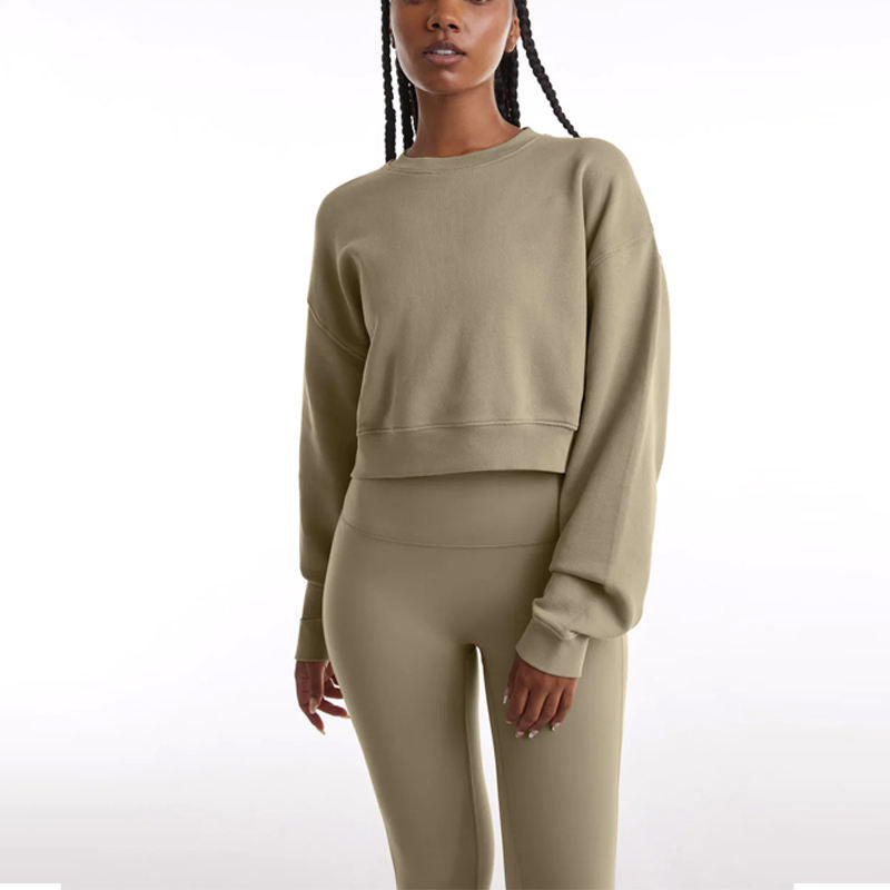 Custom Women’s Cropped Crewneck Sweatshirt Manufacturer