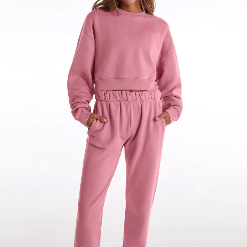Custom Women’s Cropped Crewneck Sweatshirt Manufacturer