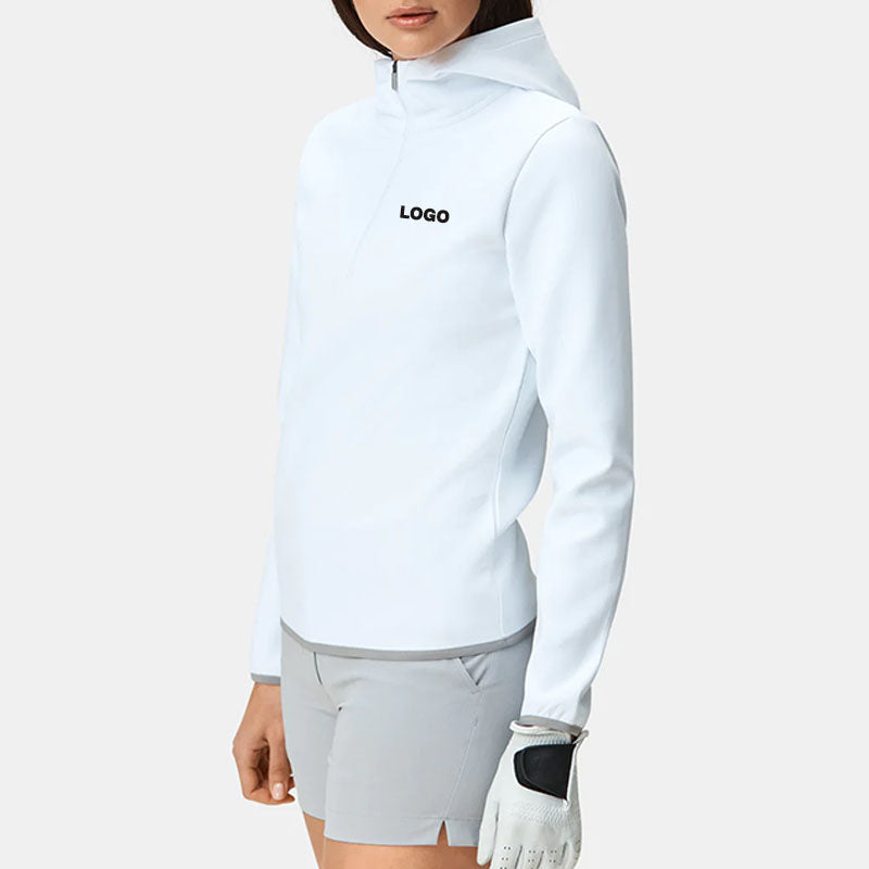 Custom Women’s 280 GSM Golf Hoodie with Puff Print Branding