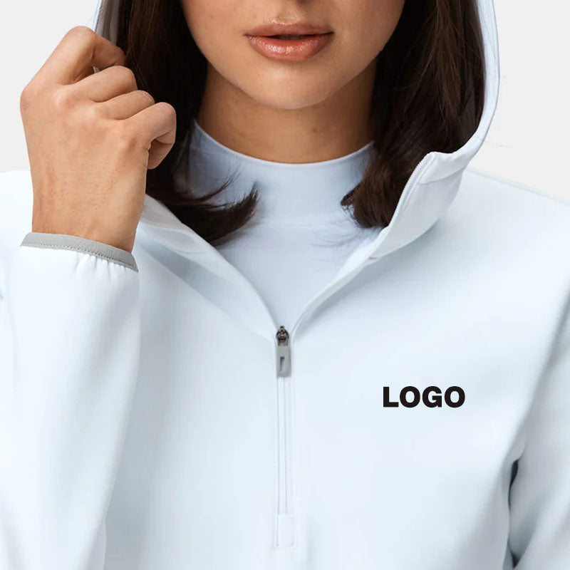 Custom Women’s 280 GSM Golf Hoodie with Puff Print Branding