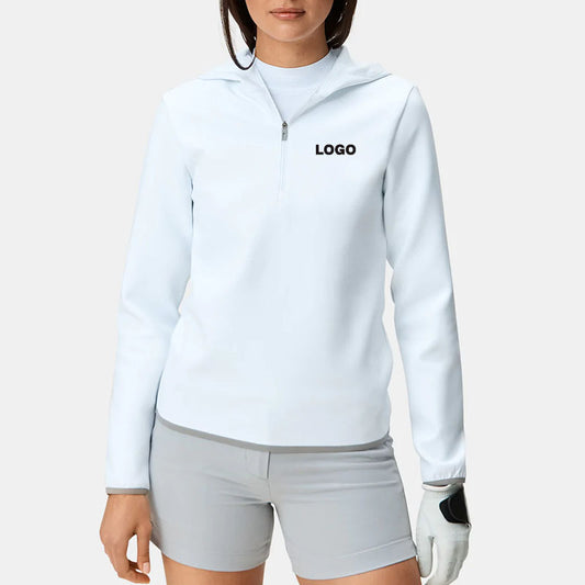 Custom Women’s 280 GSM Golf Hoodie with Puff Print Branding