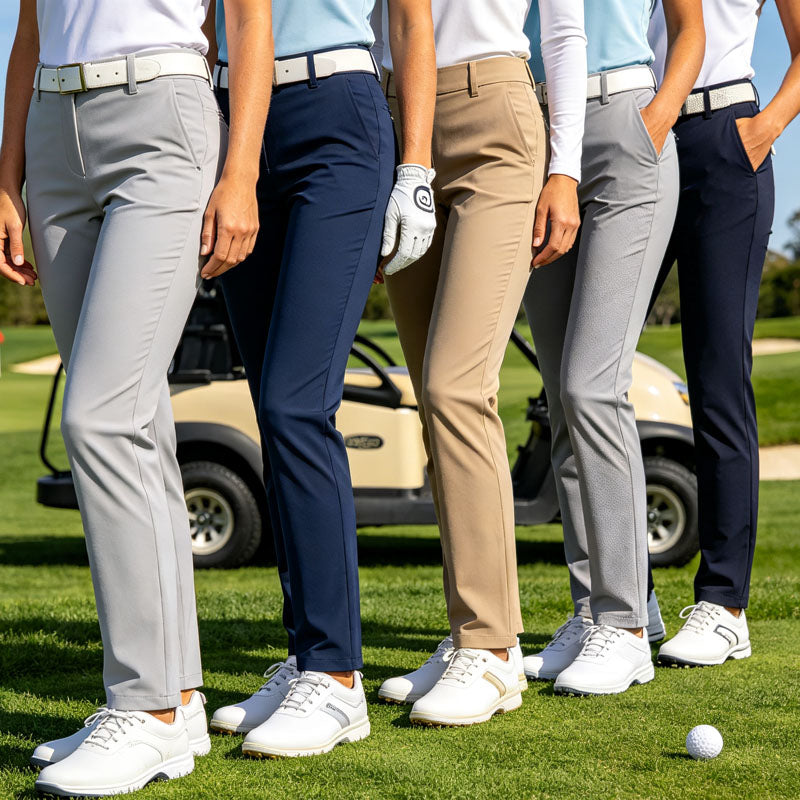 Custom Women’s Golf Pants Multi-Color Stretch OEM/ODM