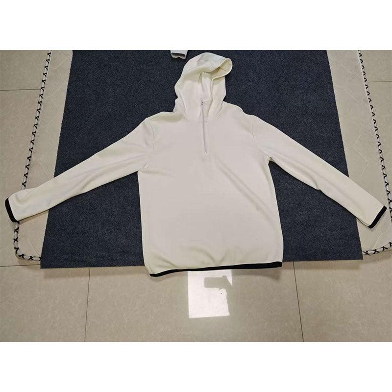 Custom Women’s Quarter-Zip Golf Hoodie in 340 GSM Cotton Blend