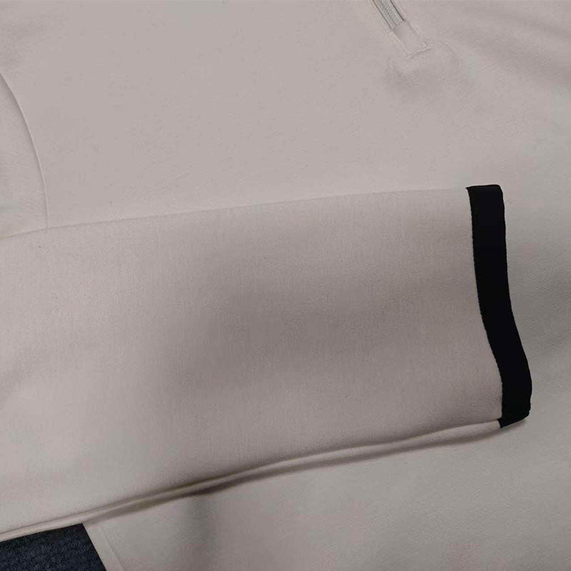 Custom Women’s Quarter-Zip Golf Hoodie in 340 GSM Cotton Blend