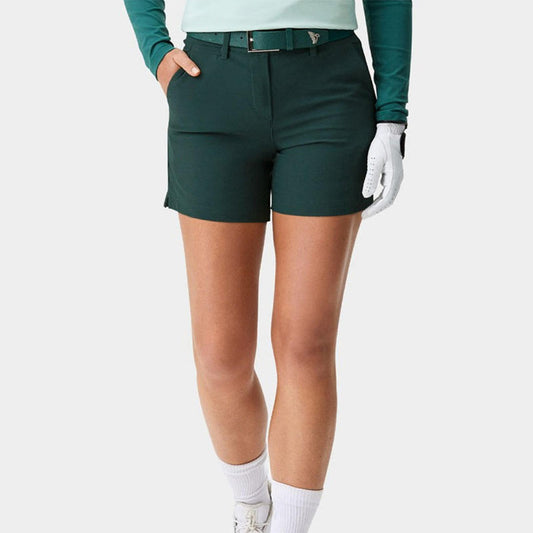 Custom Women’s Woven Golf Shorts – Cotton-Spandex OEM Style