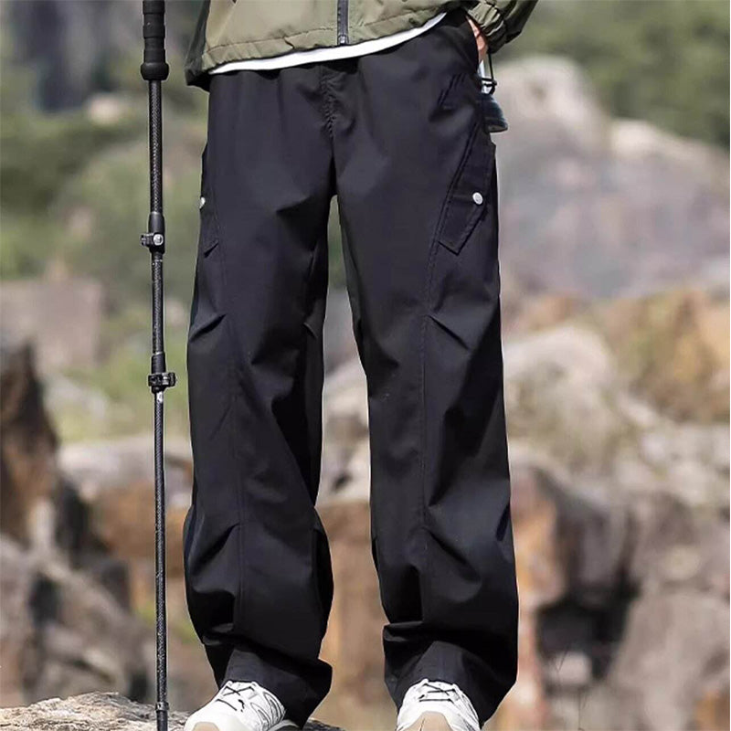 Men’s Quick-Dry Waterproof Nylon Fishing Pants with Adjustable Hem | OEM/ODM