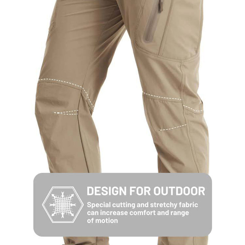 Men’s Quick-Dry Stretch Fishing Pants with Zipper Cargo Pockets | OEM/ODM