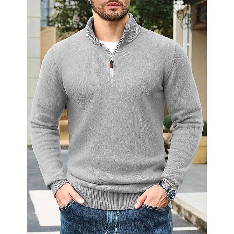 Custom Cotton Fleece 1/4 Zip Pullover Regular Fit for Men
