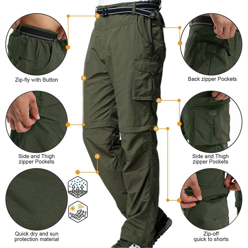 Zip-Off Fly Fishing Pants, Quick-Dry UPF50+ Oxford | OEM/ODM