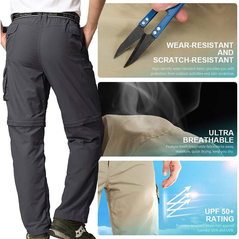 Zip-Off Fly Fishing Pants, Quick-Dry UPF50+ Oxford | OEM/ODM