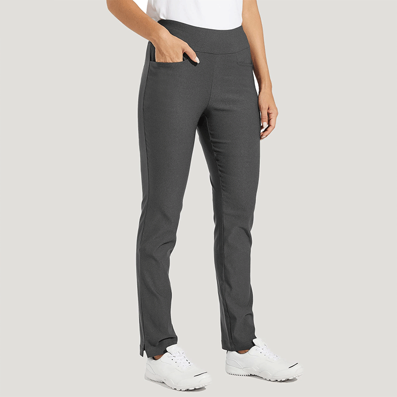 Breathable Quick-Dry Women's Golf Pants in Stretch Woven Fabric