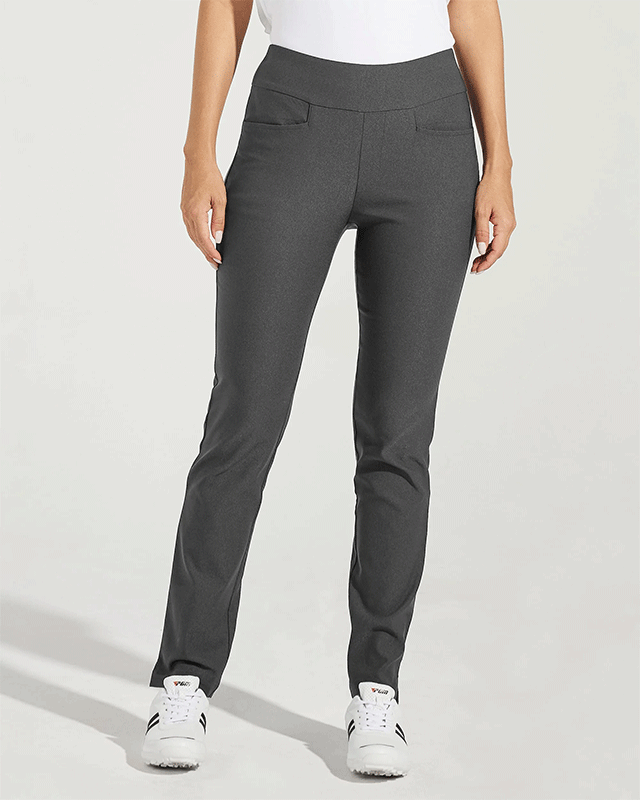 Breathable Quick-Dry Women's Golf Pants in Stretch Woven Fabric