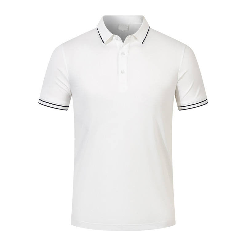Golf Polo for Men, 195gsm Breathable Poly/Cotton Knit, Custom Logo OEM