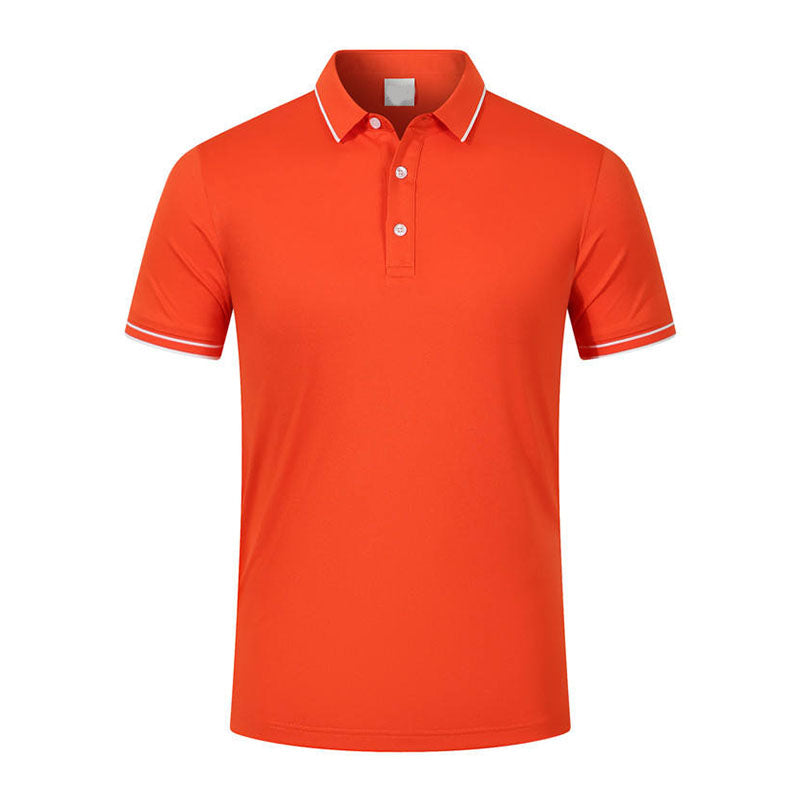 Golf Polo for Men, 195gsm Breathable Poly/Cotton Knit, Custom Logo OEM