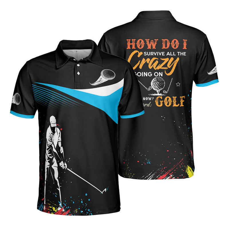 Grand Slam Golf Polo Shirts | 160gsm Quick-Dry Polyester, Digital Print, OEM