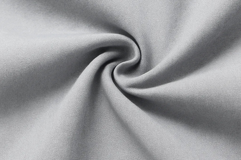 A piece of gray nylon blended fabric-Qiandao selects the appropriate fabric according to different products