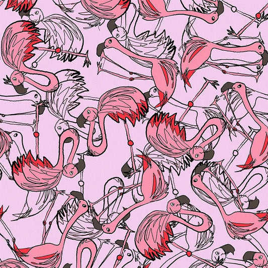 Flamingo Pattern 1 - Pink