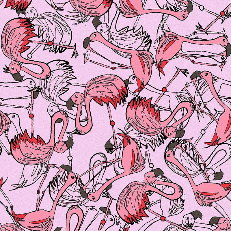 Flamingo Pattern 1 - Pink