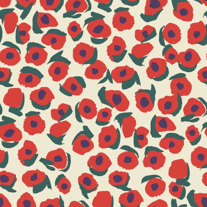 Vintage Floral Print - 1