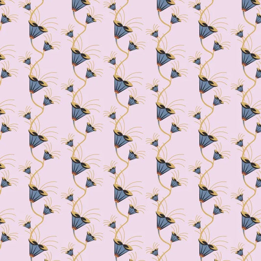 Vintage Floral Print - 3 - Pink Lily Of The Valley