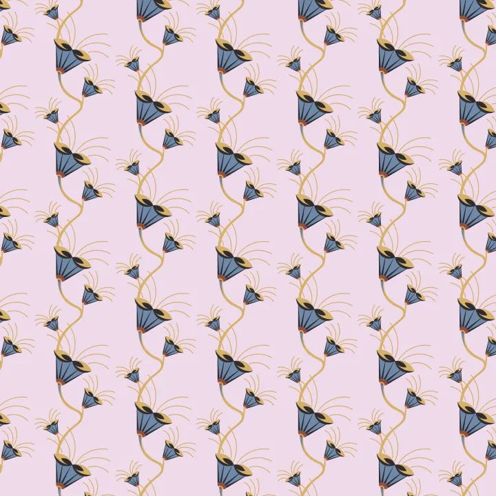 Vintage Floral Print - 3 - Pink Lily Of The Valley