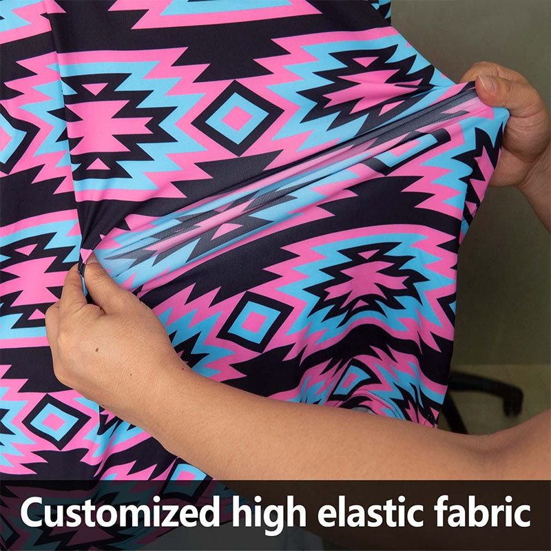 Ladies Sleeveless Golf Polo Shirts | 180gsm Poly/Spandex, Quick-Dry Floral Print, OEM