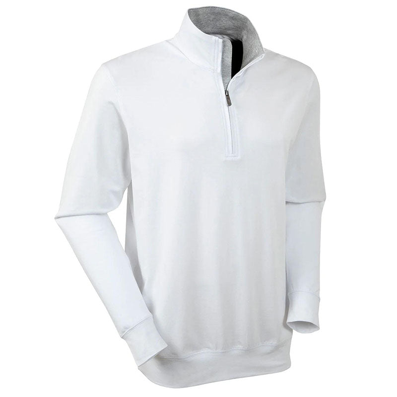 Men’s Lightweight 1/4 Zip Pullover Slim Fit Cotton Blend Layer